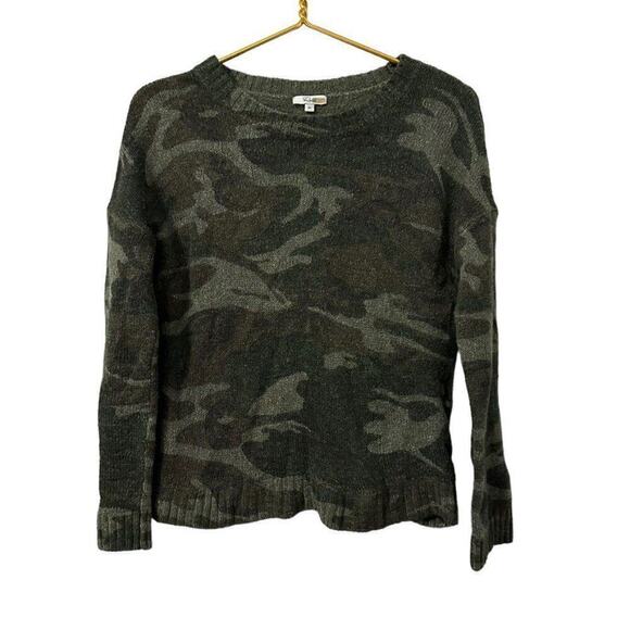 Rails Perci Jungle Camo 100% Wool Long Sleeve Sweater Women's M‎ - Picture 1 of 7